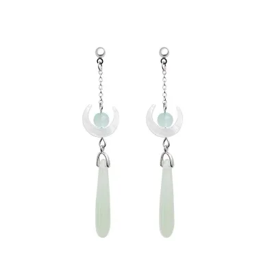 New Chinese Style Tassel Earrings for Unisex for Weddings Parties Engagements Gifts Made of Alloy Jewelry