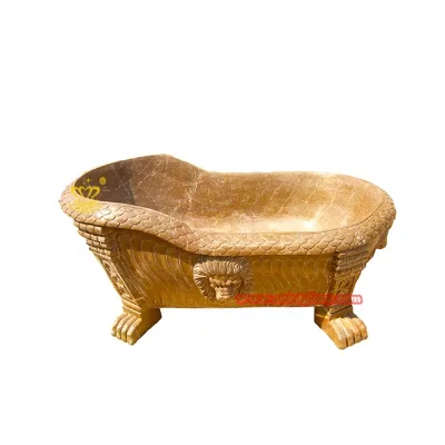 Hot Selling Freestanding Marble Bathtub with Leg Bracing Factory Price Whirlpool Bathtubs