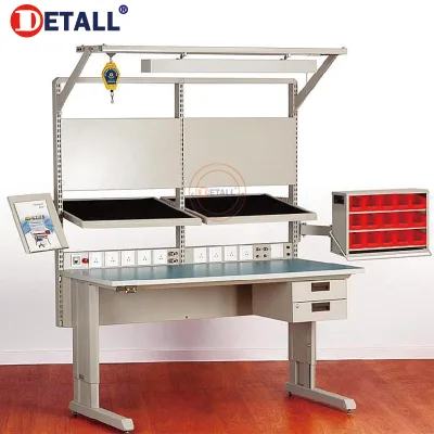 Detall-Technician Watchmakers Anti Static Bench Height Adjustable Workbench With CE Certification