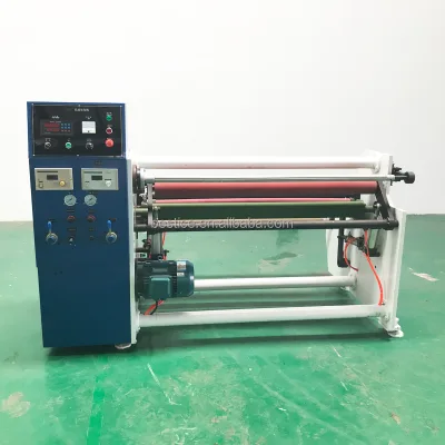 Semi Automatic Aluminium Foil Tape Roll Rewinding Machine