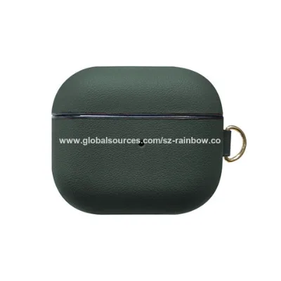 PU Leather AirPods cases for AirPods 2022 anti oil 360° protect support wireless charging