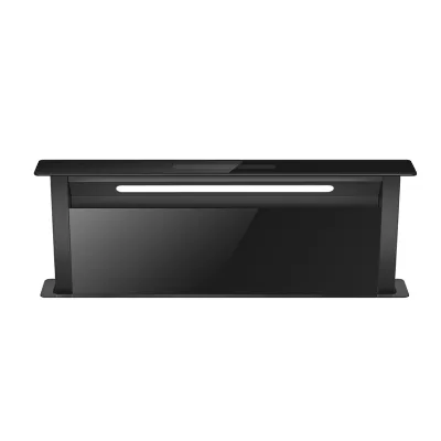 Black Stainless Steel Large Suction Automatic Lifting System Range Hood