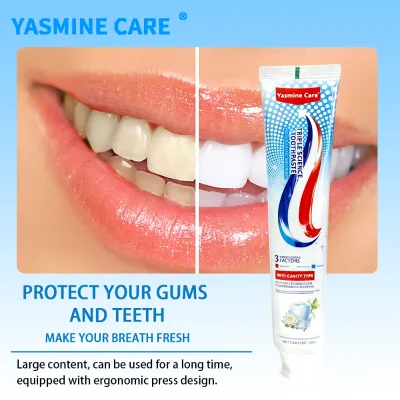 Hot Selling Wholesale Private Label Dental Protection, Cleaning and Whitening Toothpaste 180g