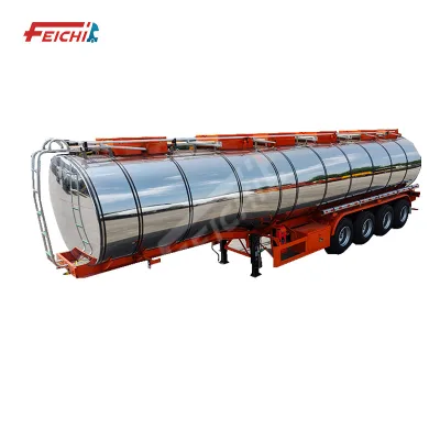 4-Axle 40,000-Liter Semi-Trailer Tank Truck with 5001-10000 kg Payload