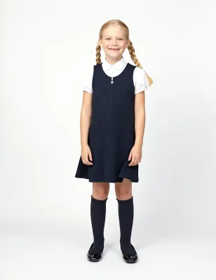Gray Pinafore Kindergarten School Uniform Designs Types of School Uniforms Children for Girls Teen Back to School Clothing