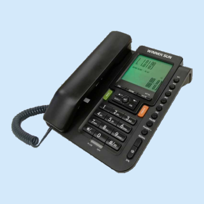 Display 14 Digits for Incoming Calls Auto-redial 2 Lines Fixed Landline Phone Caller ID Phone