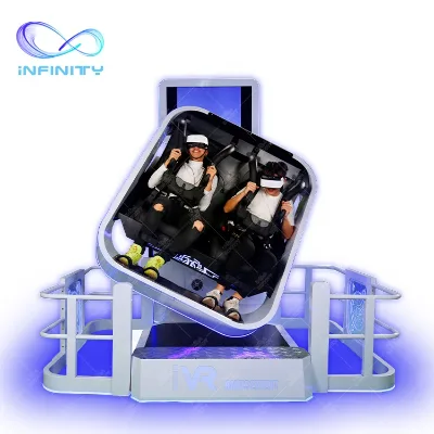 360 Degree 9D Roller Coaster Chair Vr Simulator Video Carnival Kids Arcade Games Machine Games Vr Simulation Equipment