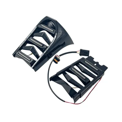 High Quality Motorcycle Front Fairing Spoiler Kit with DRL for Softail 2018-2023 12-Month Warranty