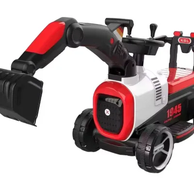 Oversized Ride-On Excavator Toy Children Big Excavator Car Child Adult Siting Capacity Human Engineering Vehicle Hook Machine