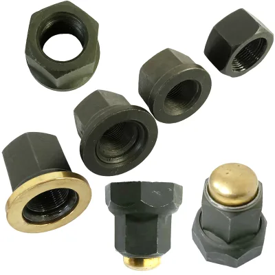 ISO Standard Forged Alloy Wheel Hub Nuts Grade 10.9/12.9 Size SW31*H63 for Commercial Trucks