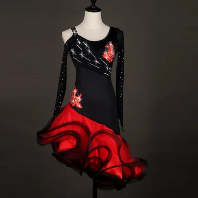 2026 Latin Dance Dress Adult Summer Performance Costume Competition Outfit Womens Professional Style