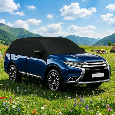 Car Hood 190T 1.5mil Waterproof Frost-proof Snow Protection Sedan Car Hood with 90% UV & IR Rejection
