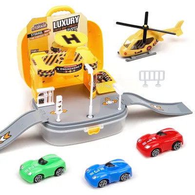 High Quantity Railway Track Toy Storage Alloy Car Simulation Toy for Children
