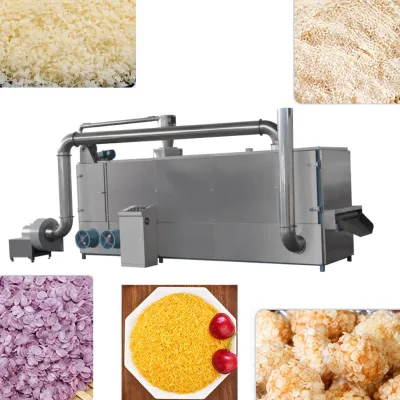Multi-spec Output Options Whole Project Solution Industrial Snack Processing Workshop Bread Crumb Machine