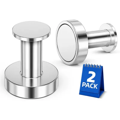 High Pull Force Metal Magnetic Thumbtack I Type Rare Earth Magnet Push Pin for Advertising Sign & Art Painting Fix