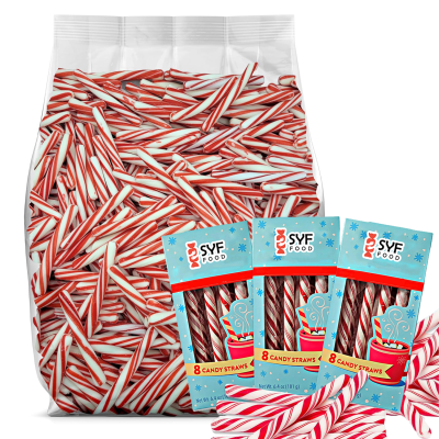 Bulk Wholesale Hot Sell Christmas Candy Fruity Mint Flavor Candy Cane Stick Sweets