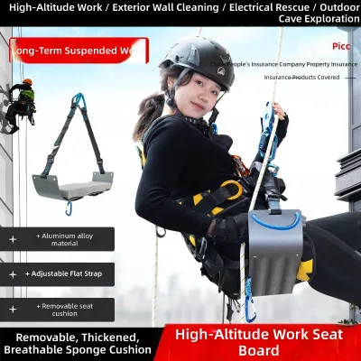 camnal Aluminum Alloy Exterior Wall High-Altitude Work Safety Harness Full Set High-Rise Cleaning Suspended Board