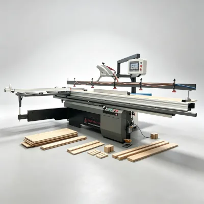Industrial Woodworking Sliding Table Saw Panel Saw Machine Precision Cutting Sliding Miter Saw for Furniture