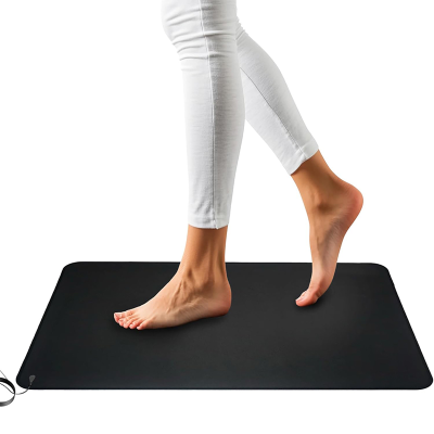 Grounding Mat Conductive Carbon Pad for Sleep, Energy, Pain Relief, Inflammation, and Wellness  Connect to Earth Indoors