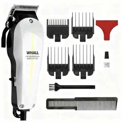 Professional Rechargeable Hair Clipper for Barbers, LED Digital Display, Charging Base, OEM Customization Available