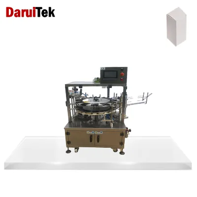 Intelligent APC-80 Semi-Automatic Electric Touch Screen Parameter Setting Paper Cartoning Machine for Beverage