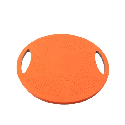 Balance Board for Core Strength Fitness Yoga Balance Board With Anti-Slip Surface Orange Grey Wobble