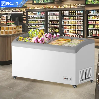 Sliding Door Display Fridge for Ice Cream and Gelato Showcase