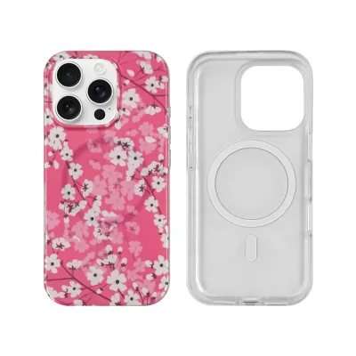 PET and TPU Material Super Magnetic Attraction 23g Cellphone case for iPhone 15 and iPhone 16