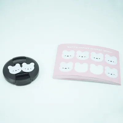High Quality Custom Self Adhesive Waterproof Vinyl PVC Cute Kawaii Kiss Cut Sticker Sheet Korean Style Printing