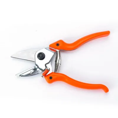 8" Professional Sharp Anvil Pruning Shears Tree Trimmers Secateurs Hand Pruner Garden Shears with SK5 Blade