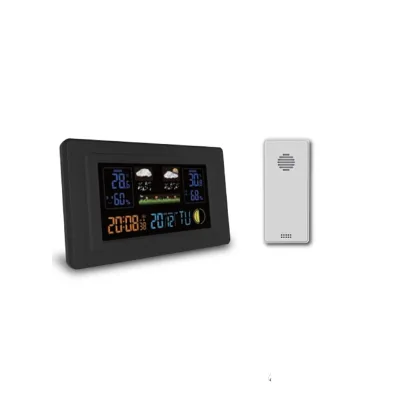 Custom OEM/ODM ABS Smart Alarm Clock with USB LED Display Indoor/Outdoor Digital Weather Station IP56 Rated