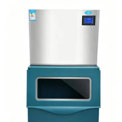 High Output Commercial Split Ice Machine Large Capacity Industrial Cube Ice Maker High Power for Hotel Restaurant Bar