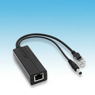 Standard 10/100/1000Mbps 8-Port 12V 1.2A 15.4W Isolated PoE Splitter IP Network Power Separator for Camera System