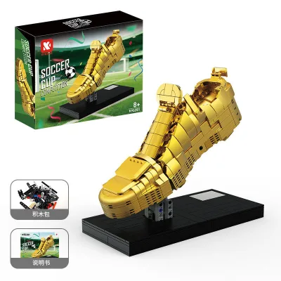 World Football Trophy Model DIY Bricks Toys for Children Boys Christmas Gift Building Blocks Sets