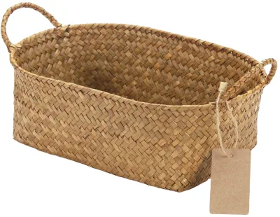 Factory Natural Multi Flower Plants Basket Seagrass Seagrass Basket Storage