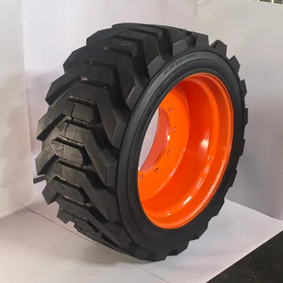 Engineering Construction Use New Solid Tyre 30*10-16 10-16.5 12-16.5 Skid Steer Loader Tires With Wheel Rim