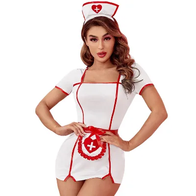 2025 new styles New Arrival Ready To Ship Women Sexy Nurse Costume Lingerie Erotic Uniform