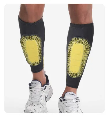 Elastic Breathable Shin Pads Football Shin Guards Soccer Shin Protector Calf Support Brace