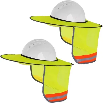 High visibility reflective hat sunshade mesh sunshade reflective hat