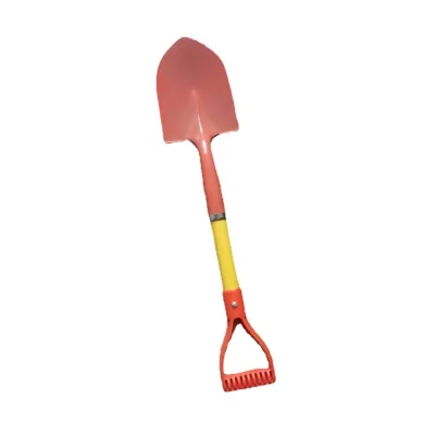 Chinese cheap round spade agricultural tool garden carbon steel shovel head shovel with d-grip