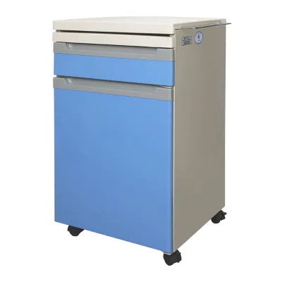 YFZ080 Metal Bedside Table Medical Furniture Storage Cabinet