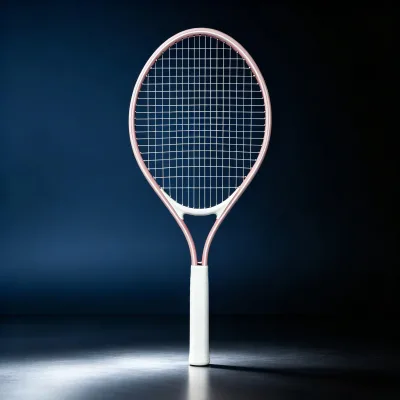 Adult Lightweight Carbon Fiber Tennis Racket for Men Women with 97 Square Inch Dual Face Design 290g Balanced Frame