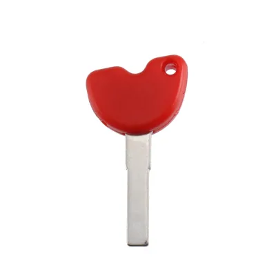 New Blank 38mm Red Uncut Motorcycle Key Replacement Accessory for Piaggio Motorcycle Locks & Chains Product Category