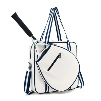 BSCI Manufacturer Supplier Sport Tote Bag High Quality Canvas Tennis Bag Large Tennis Paddle Bag