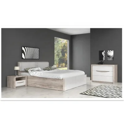 New Classical Modern King Size Bed Home Wardrobe Hotel Bedroom Furniture Set
