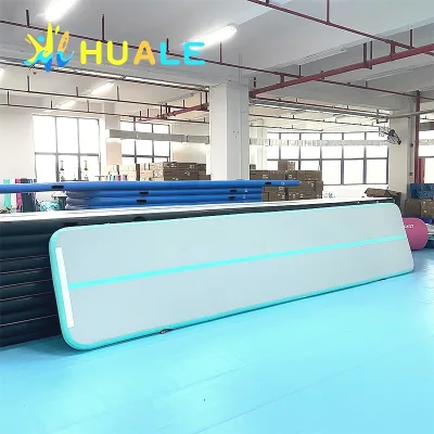 HUALE Factory OEM Size 500*100*10cm High Performance 5m Inflatable Air Track for Athletes