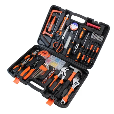 Portable Auto Repair Household Hand Tool Set Universal Hardware Combination Kit 304 Stainless Steel Hard Case Customizable OEM