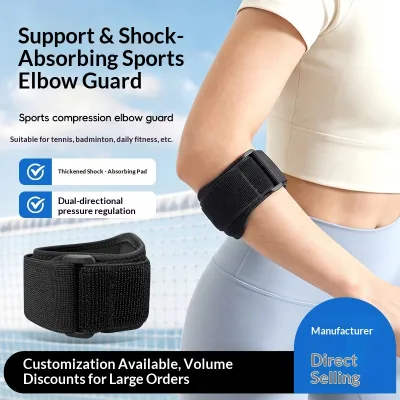 Professional Compression Effective Gym Sports Pain Relief Arm and Elbow Pad Sleeves Tennis Elbow Brace Brackets