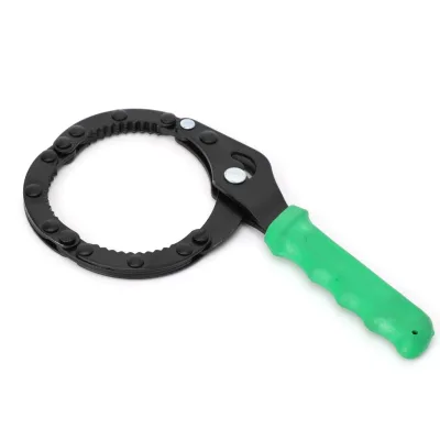 Adjustable Hand Cuff Type Oil Filter Wrench for Automotive Engine Filters Removal Maintenance