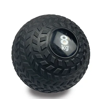 Durable PVC Sand Filled Workout Slam Weighted Balls Black Medicine Ball for Exercise Core Strengthen